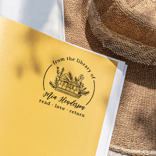 Rückgabebuch der Read-Liebe Gummistempel