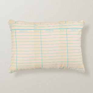 Rückgabedatum der Bibliothek Dekokissen