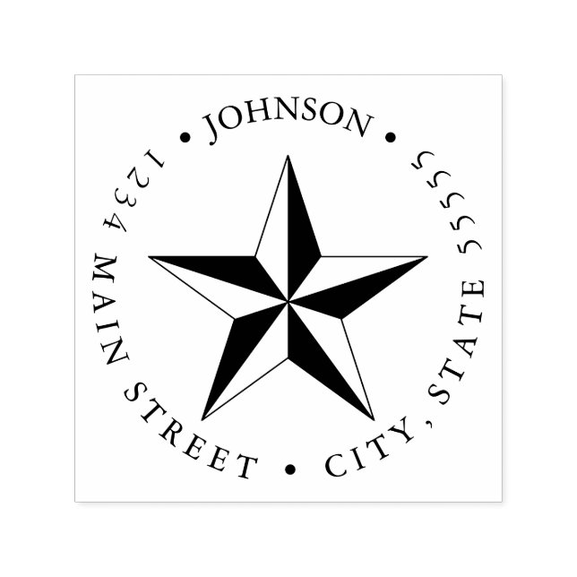 Rückgabesiegel für Nautic Star-Silhouetten Permastempel (Design)