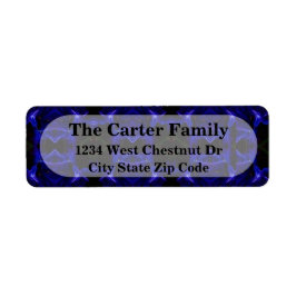 Rückgabezeichen für eine schwarze und blaue Büroad