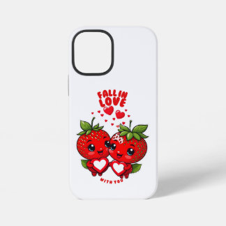 Rückgang der Erdbeeren in der Liebe iPhone 12 Mini Hülle