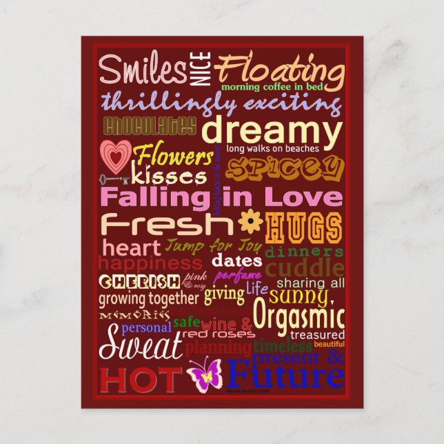 Rückgang der Liebe | Blue Beach Song™ Postkarte (Vorderseite)