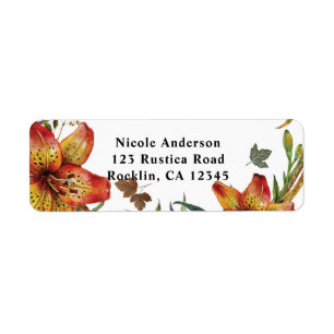 Rückgang der Liebe Blumenorgel Lilien & Blätter He