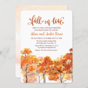 Rückgang der Liebe Brautdusche Einladung