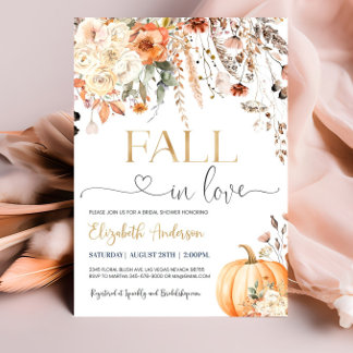 Rückgang der Liebe Bridal Dusche Einladung Editabl
