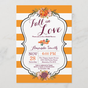 Rückgang der Liebe Bridal Dusche Einladungskarte Einladung