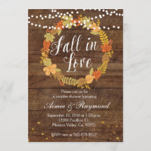 Rückgang der Liebe Dusche Einladung