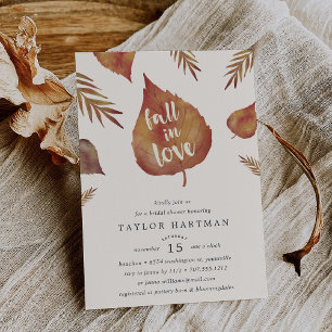 Rückgang der Liebe   Einladung zur Herbstdusche