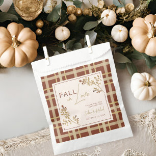 Rückgang der Liebe Fall Folge Karierter Polteraben Geschenktütchen