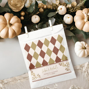 Rückgang der Liebe Fall Raute Polterabend Geschenktütchen