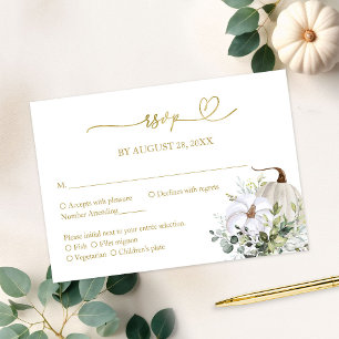 Rückgang der Liebe Greenerity Wedding RSVP Card Begleitkarte