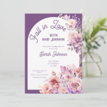 Rückgang der Liebe Herbst Blütenbaby Blütendusche