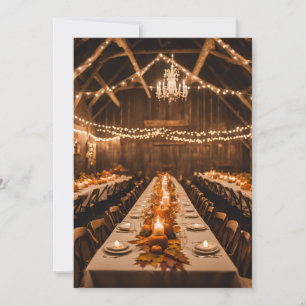 Rückgang der Liebe Herbst Probe Einladungen