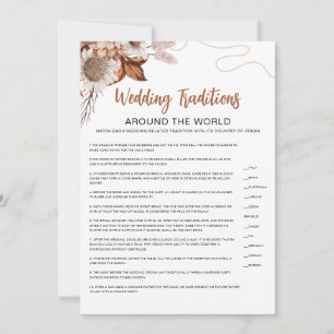 Rückgang der Liebe Hochzeitliches Brautparty Einladung