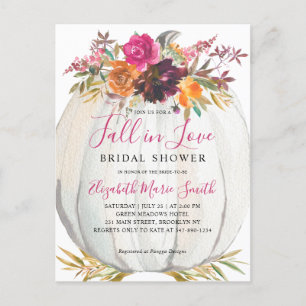 Rückgang der Liebe Lila Brautparty von Blumenpumpe Postkarte