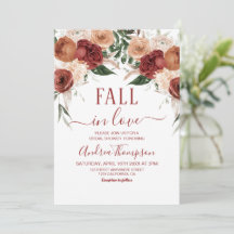 Rückgang der Liebe Marsala Blume Fall Brautparty