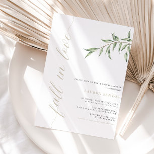 Rückgang der Liebe - Minimales Brautparty   Einlad Einladung