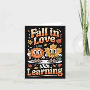 Rückgang der Liebe mit dem Lernen Autumn Pumpkin L Karte