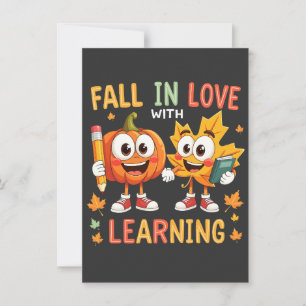 Rückgang der Liebe mit der Lehrschule Einladung