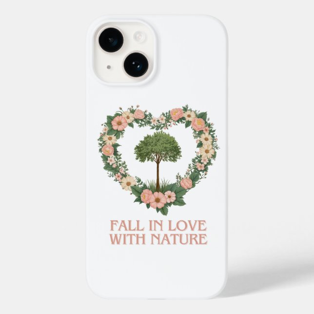 Rückgang der Liebe mit der Natur Case-Mate iPhone Hülle (Rückseite)