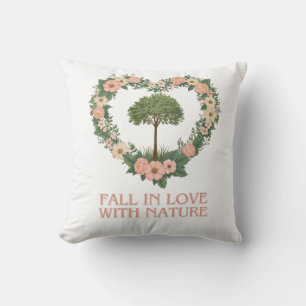 Rückgang der Liebe mit der Natur Kissen