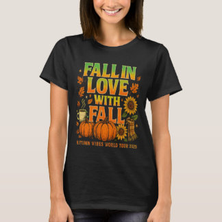 Rückgang der Liebe mit Herbst-Bootleg-Retro-Herbst T-Shirt