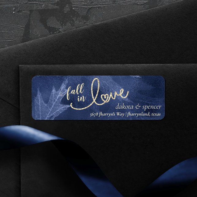 Rückgang der Liebe mit Herbst | Navy Wedding Addre (Von Creator hochgeladen)