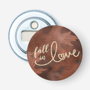 Rückgang der Liebe mit Herbst Rustic Boho Chic O Flaschenöffner