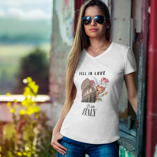 Rückgang der Liebe mit Italien T-Shirt (Von Creator hochgeladen)