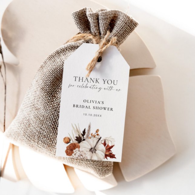 Rückgang der Liebe neutraler Kürbisrahmen Geschenkanhänger (Von Creator hochgeladen)