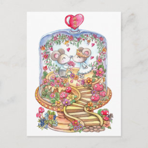 Rückgang der Liebe Postkarte