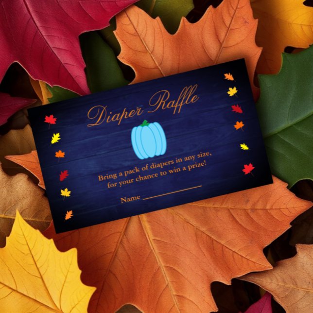 Rückgang der Liebe Pumpkin Baby Duschkabine Windel Begleitkarte (Von Creator hochgeladen)