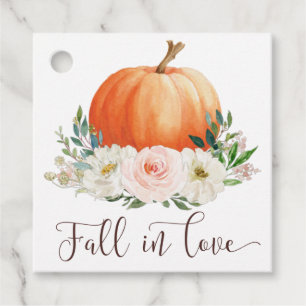 Rückgang der Liebe Pumpkin Danke Ihnen Tag Geschenkanhänger