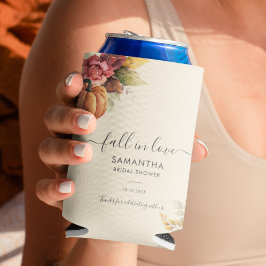 Rückgang der Liebe Pumpkin Herbst Brautparty verla Dosenkühler