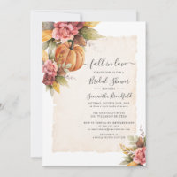 Rückgang der Liebe Rost Blume Pumpkin Brautparty