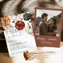 Rückgang der Liebe Rustikales Boho Pumpkin-Brautpa