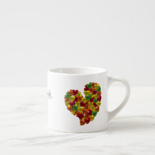 Rückgang der Liebe-Signatur-Multi Espressotasse