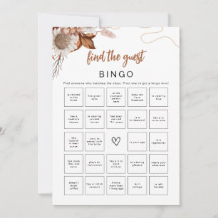 Rückgang der Liebe   Suchen Sie das Guest Bingo-Br Einladung