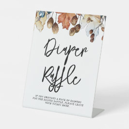 Rückgang der Liebe Windeldrehung Herbstblättern Sockelschild