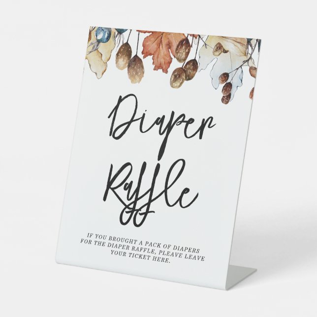 Rückgang der Liebe Windeldrehung Herbstblättern Sockelschild (Vorderseite)