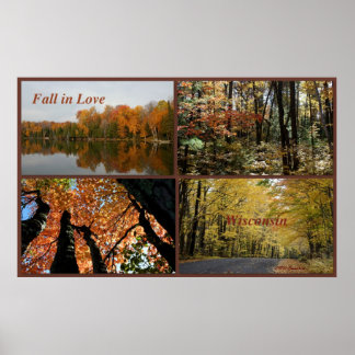 Rückgang der Liebe Wisconsin Poster