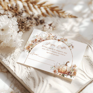 Rückgang in der Liebe Blumenpumpendusche Begleitkarte