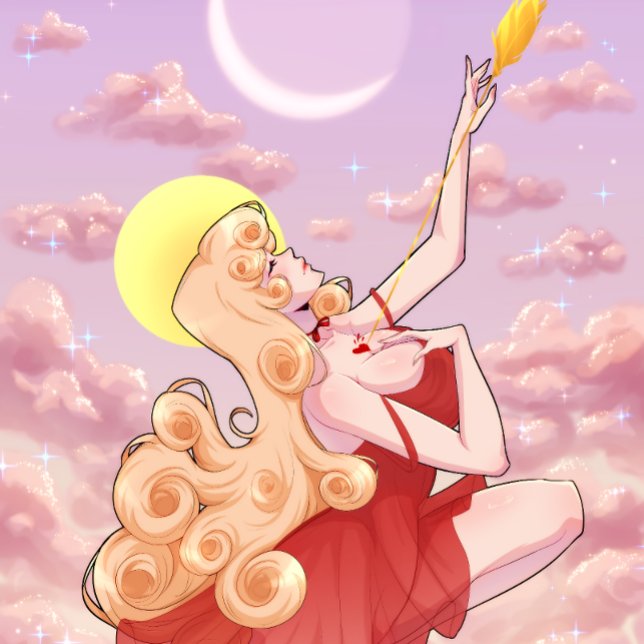 Rückgang in der Liebe - Goldfolienausdruck Foliendrucke (Von Creator hochgeladen)