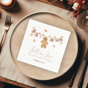 Rückgang in der Liebe Rustikale Boho Fall Babydusc Serviette