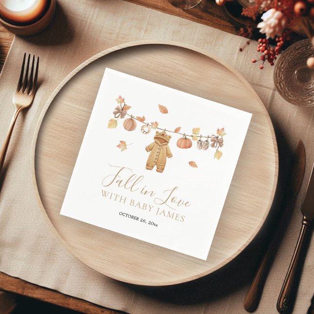 Rückgang in der Liebe Rustikale Boho Fall Babydusc Serviette (Von Creator hochgeladen)