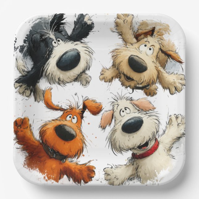 RÜCKGANG IN JEDER ANLASS oder Urlaub Pappteller (Vorderseite)