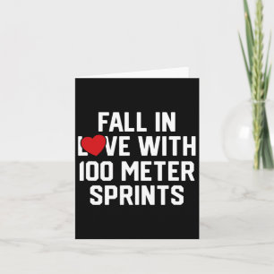 Rückgang in Liebe mit 100 Meter Sprint Sonnenübung Karte