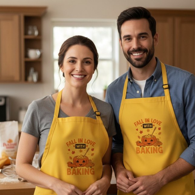 Rückgang in Liebe mit gebackenem Pumpkin Gewürz Ba Schürze (Von Creator hochgeladen)