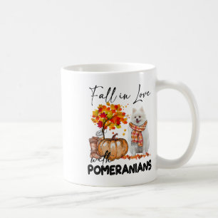 Rückgang in Liebe mit Spitzen fallen Pumpkin Thank Kaffeetasse