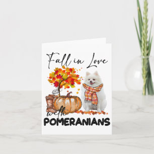 Rückgang in Liebe mit Spitzen fallen Pumpkin Thank Karte